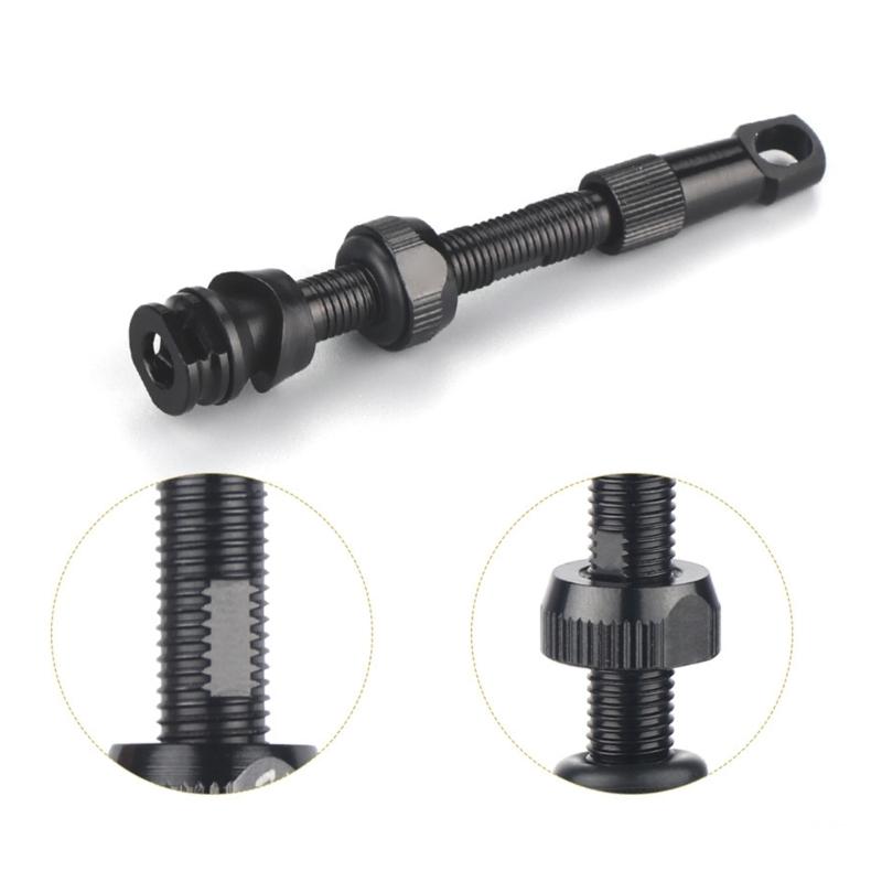 Solid Aluminum Alloys Tire Valves Bike Valves Extenders Cycling Valves Extenders for Mountain Bike
