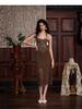 2025 Autumn/Winter Spicy Girl Lace Strapless Top & Irregular Skirt Set