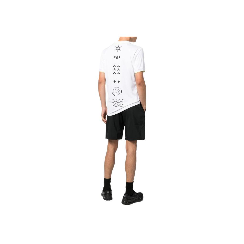 Adidas Logo Print Pullover Short Sleeve Polo Shirt Men Polo Shirts White HC7698