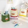 Plastic Student Pen Holder Interesting Stationery Organizer Pencil Storage Box  Home Office Decor
