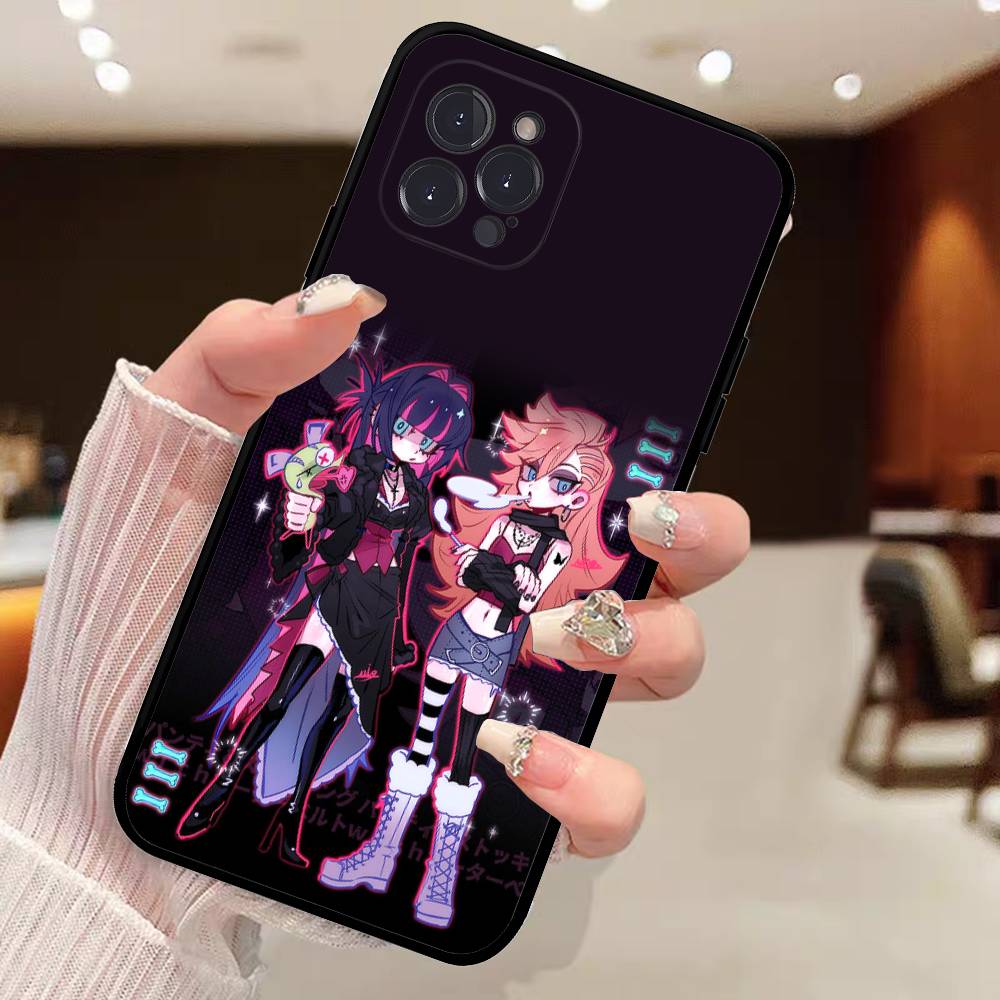 Panty Stocking G-Garterbelt Phone Case For IPhone 17 16 15 14 13 12 Mini 11 Pro Plus Soft Silicone Cover