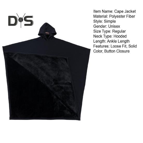 سترة كاب بغطاء للرأس بطانية هودي تخفيف التوتر مريحة بوزن نمط عصري معطف بطانية كاجوال ملابس يومية