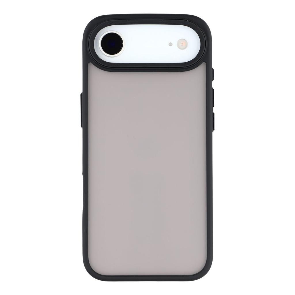 For iPhone 17 Air Case Shockproof TPU+PC Phone Back Cover with Metal Buttons