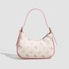 Simple summer new printed butterfly texture chain single shoulder crossbody hand carry armpit small square bag tide