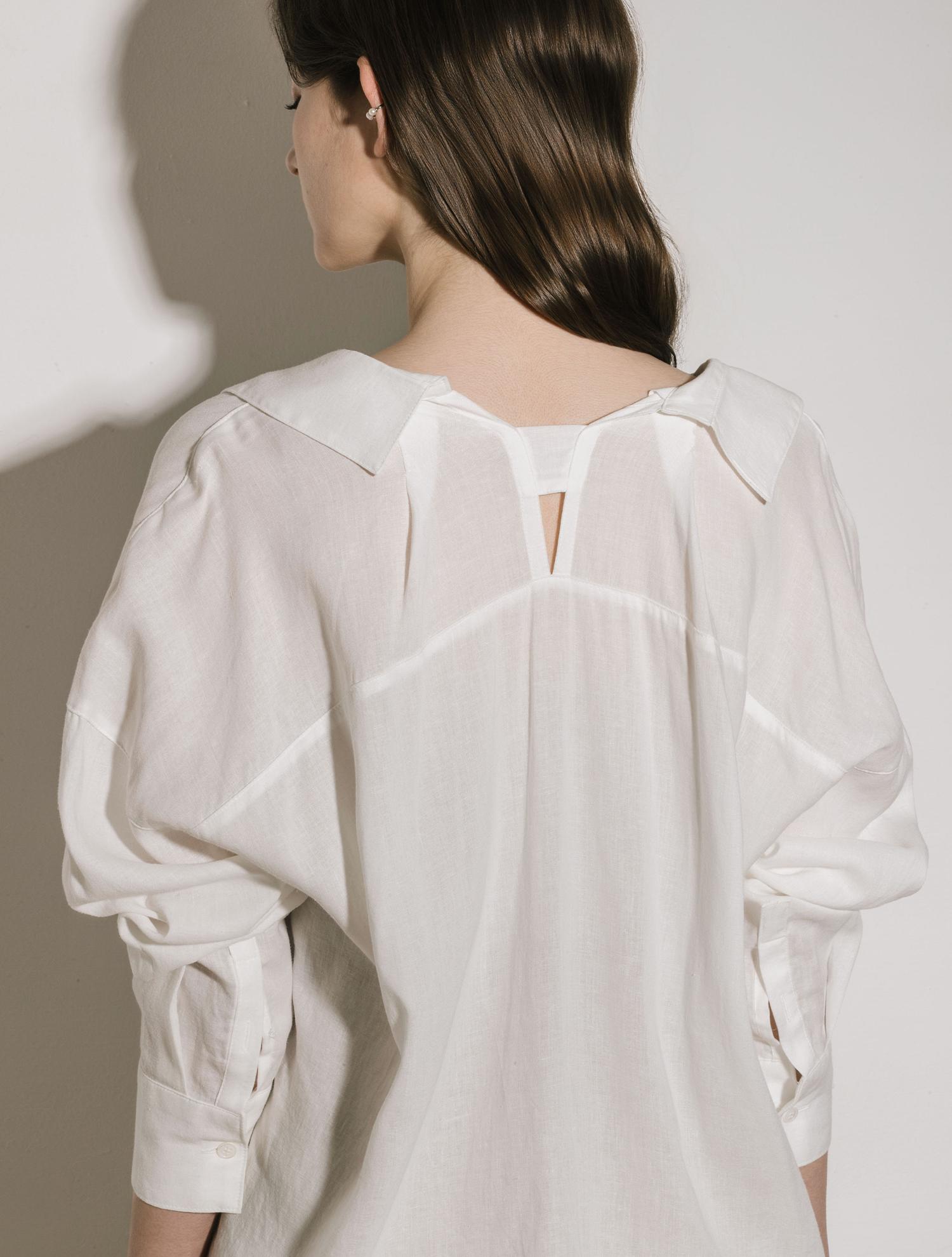 Рубашки Rotre Domin Linen Jadin White White/Free