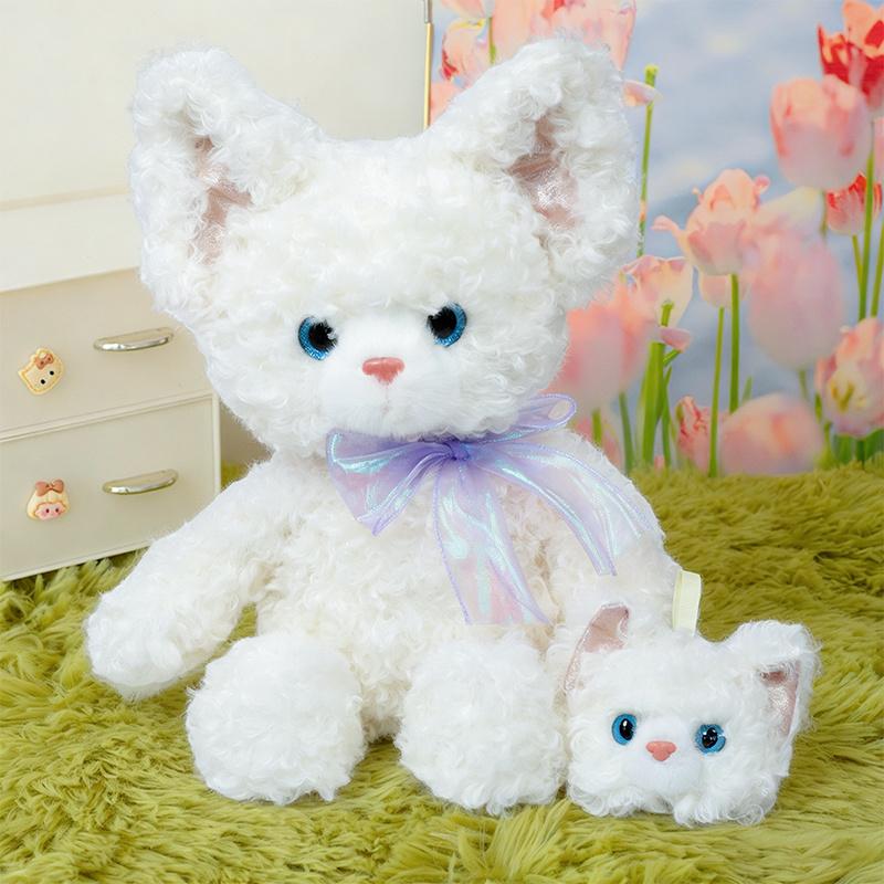 Cute Soft Cat Cow Cat Plush Toys Siamese Kitten Pillow Bed Sleep Home Decor Doll For Birthday Gift