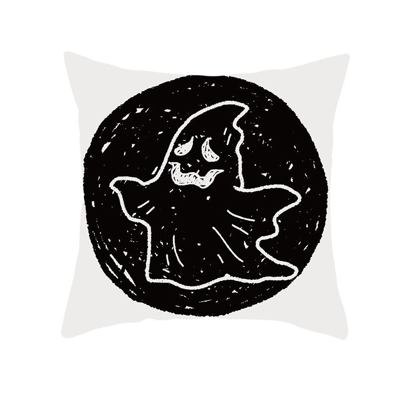 Sofa Cover Pillowcase Car Cushion Throw Home Decor Halloween Skull