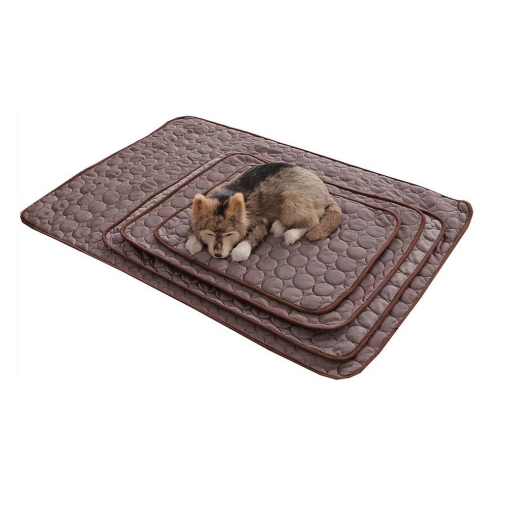 Summer Ice Silk Cooling Mat for Pets - Soft, Comfortable, and Breathable Mat for Cats and Dogs.