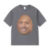 Lustige Dwayne Johnson Schauspieler Meme T-Shirts Unisex O-Ausschnitt Mode Kurzarm T-Shirt Unisex Lässig Baumwolle Hohe Qualität T-Shirt Oberteile