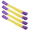 Soft Loop Tie Down Straps Tire Straps 4pcs Recovery Alloy Wheel Strong Load Bearing Loops Wear Resistant Motorcycle Soft Hook Hook Belt ATUVTV