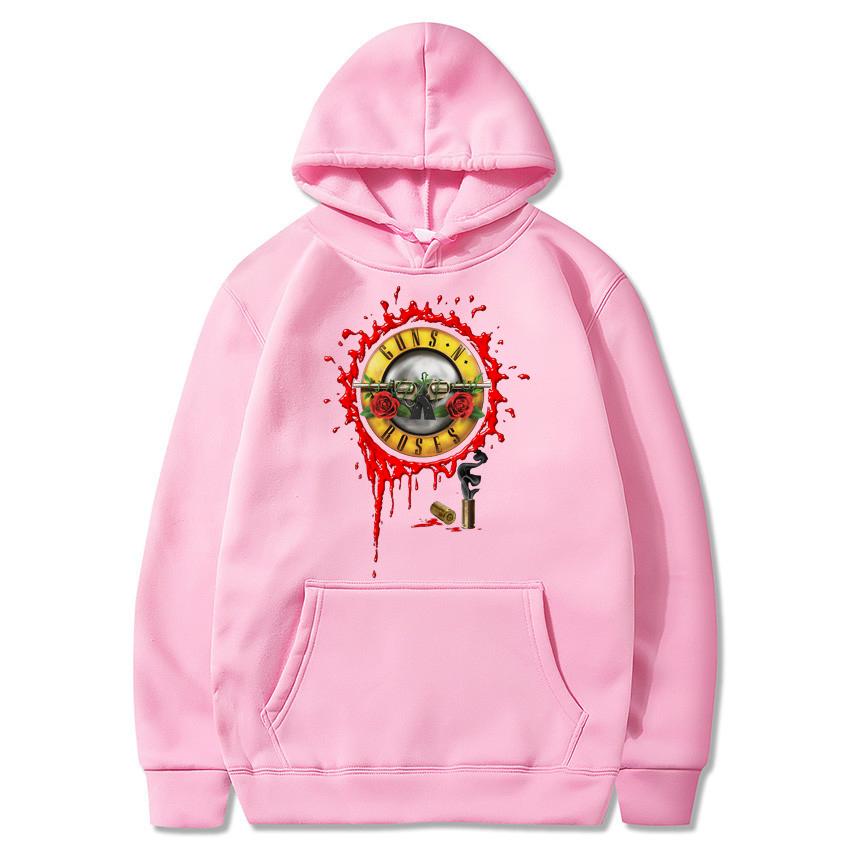 Guns N' Roses Hoodies Musik Hard Rock Band Print Streetwear Unisex Frauen Übergroße Sweatshirts Hoodie Pullover Trainingsanzüge Kleidung