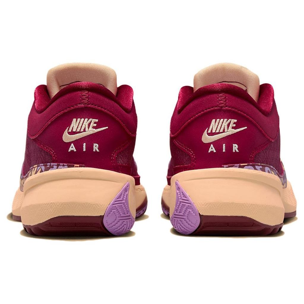Nike Zoom Freak 5 Alphabet Bros Men Sneakers Red Noble-Red Ice-Peach DX4985-600