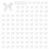 100Pcs Gift Wrapping Ribbon Bowknot 8cm Polyester Fabric Bowknot for Birthday Valentine's Day Wedding Gift Packaging P9YB