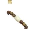 Green Sandalwood Feng Jiu Circle Bead Bracelet - Chinese Style Couple's Prayer Bracelet