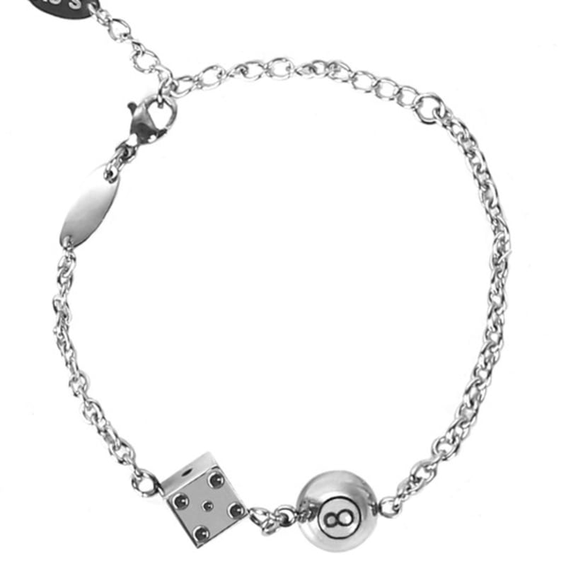S SY 8ball & Würfelarmband