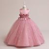 Summer Girls Dresses For Children Tulle Bridesmaid Wedding Kids Party Dress for Girl Costume Birthday Princess Ball Gown