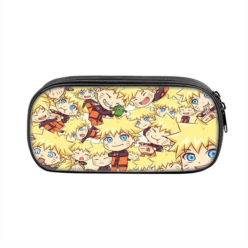 Hokage Naruto Creative Zipper Pencil Pouch With Durable Nylon Material For Office And School Use