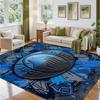 Atalanta FC Design Crystal Velvet Rug Soft Decorative Mat for Bedroom Entrance