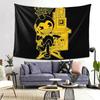 BendyInkMachine Tapestry Decor Art Aesthetic Tapestries for Living Room Bedroom Home Wall Cloth Wall Hanging