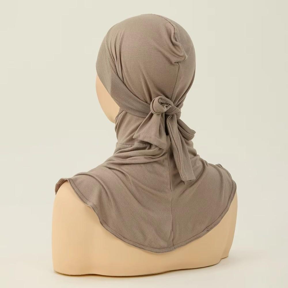 Jersey Full Cover Head Wraps Full Coverage Hijab Undercap Convenient Hijab Cap Women