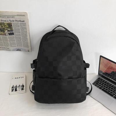 Li Shen Koreanischer Stil Schachbrett Schülerrucksack