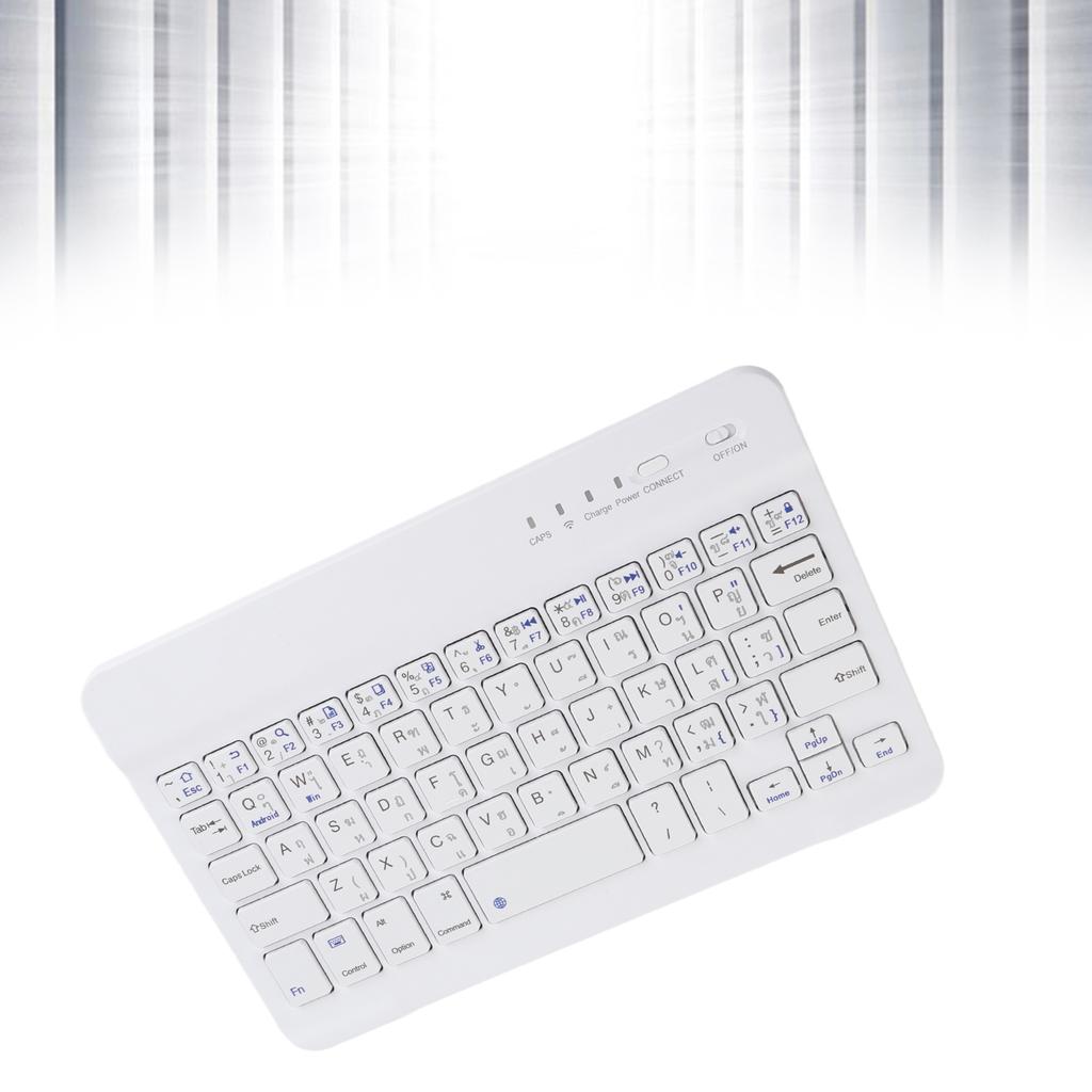 Thai Language 7-8in Scissors Feet Wireless Bluetooth Keyboard 40-hour Work Bluetooth Keyboard