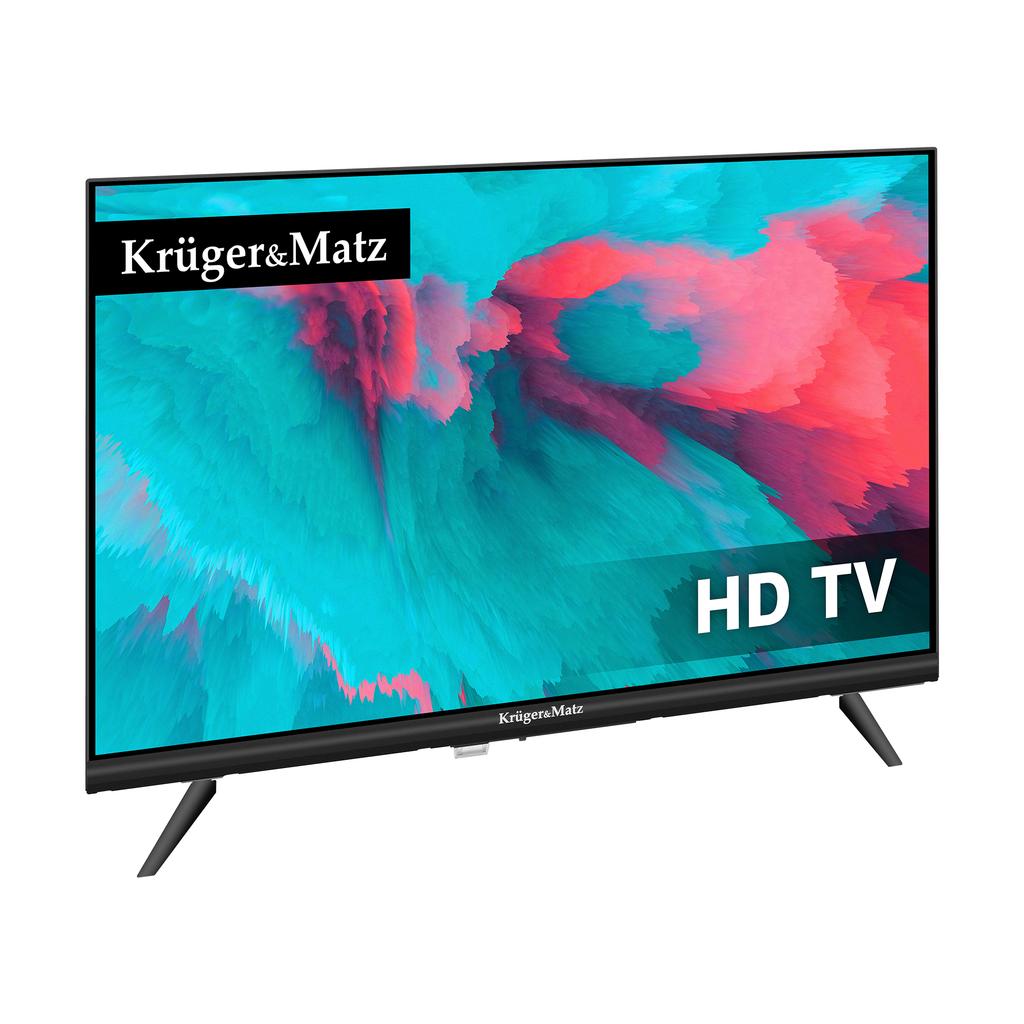 Telewizor Kruger&Matz 24" HD DVB-T2 H.265 HEVC   230/12V