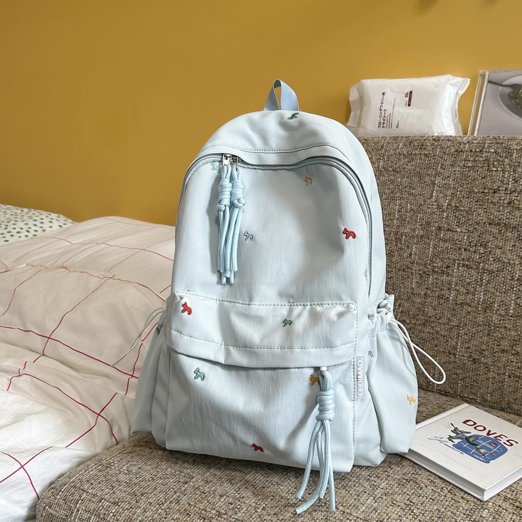 Schoolbag New High-value Small Fresh Cute Soft Girl Travel Backpack Japanese Ins Fashionable Sweet Primary School Backpack