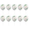 Wedding Balloons 12 Inch White Balloons with Hearts Eucalyptus Prints Romantic Balloons for Wedding Engagement Registry Office Marriage Decoration