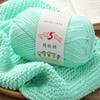 5 Strands Combed Cotton Milk Cotton Wool Ball Handwoven Diy Doll Crochet Baby Scarf Hat