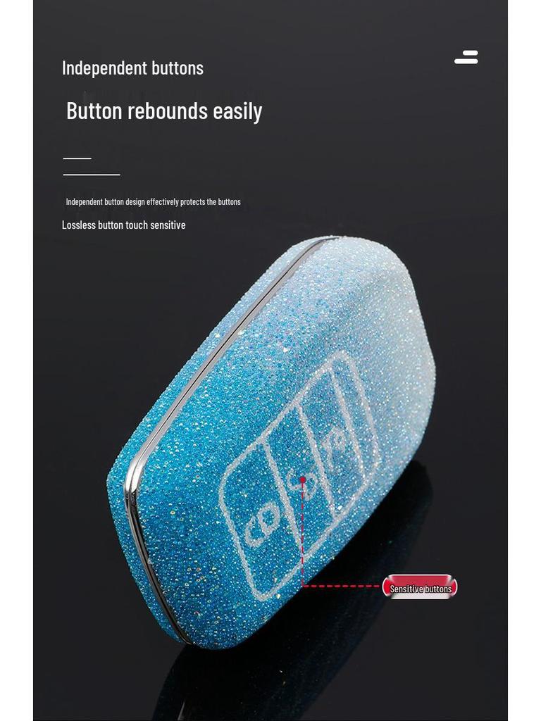 Toyota Car Key Case for Highlander, Camry, Corolla, Venza, Levin, Asian Dragon - Men’s Shell Buckle Bag