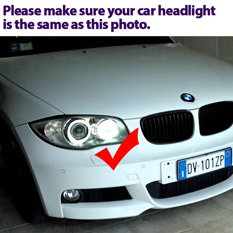 Für BMW E81 E82 E87 E88 E90 E92 M3 E93 E60 E70 X5 E71 X6 X6M E89 Z4 2007-UP 2x 240W 6000K Lampe LED Angel Eyes Standlicht Leuchtmittel