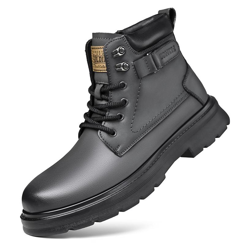 Fashion Men's Outdoor Autumn and Winter Boots Fashion Designer Style Work and Office Business High Quality Street Walking Shoes Hot