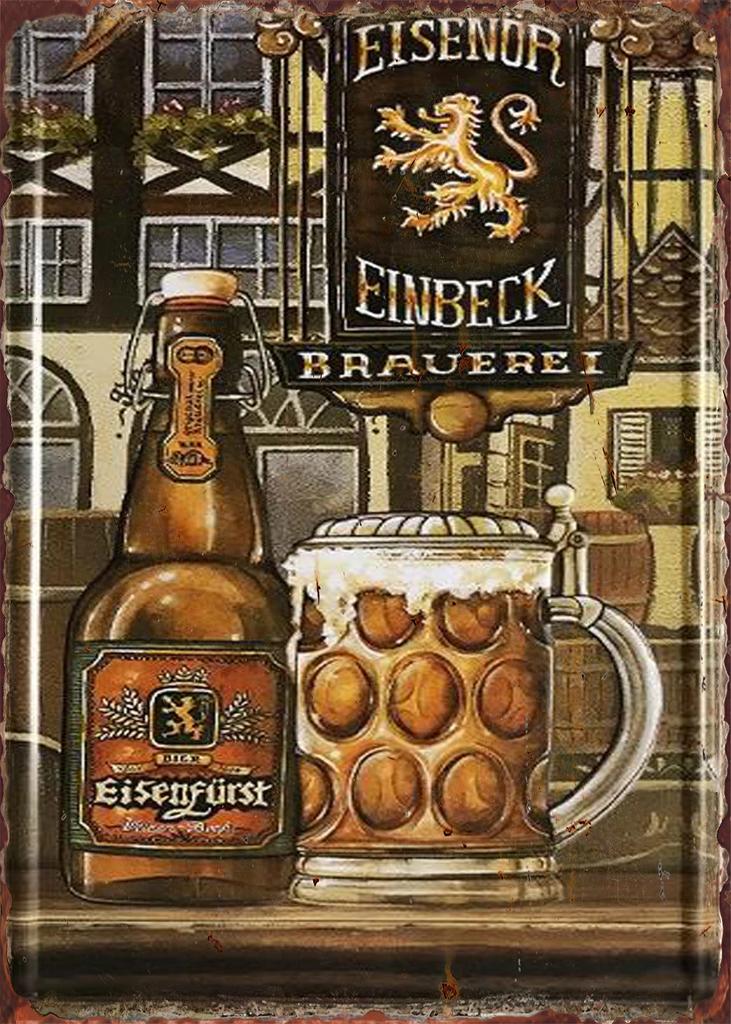 Vintage Beer  Whiskey Themed License Plate Style Aluminum Metal Sign Retro Bar  Man Cave Wall Art Decor for Pub Garage and H
