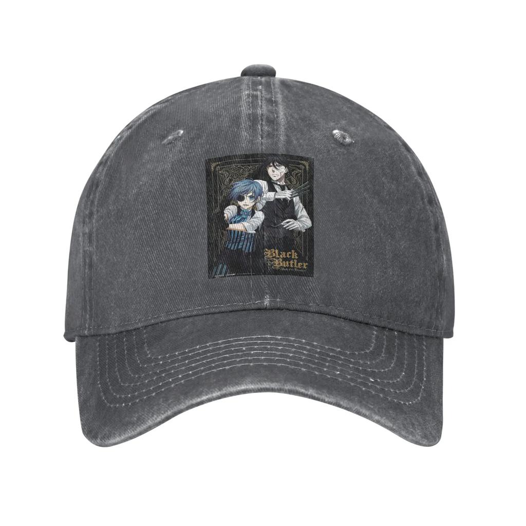 black butler blue Casual Baseball Cap Summer  Trucker Hat Sun Visor Kpop Rock Hip Hop Hats Female Male Fashion Baseball Caps