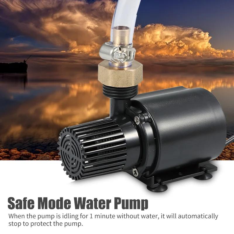 Super Quiet 800L/H DC 12V Brushless Pump Motor Water Circulation Submersible Pump for Fountain Pool Fish Tank Aquariums