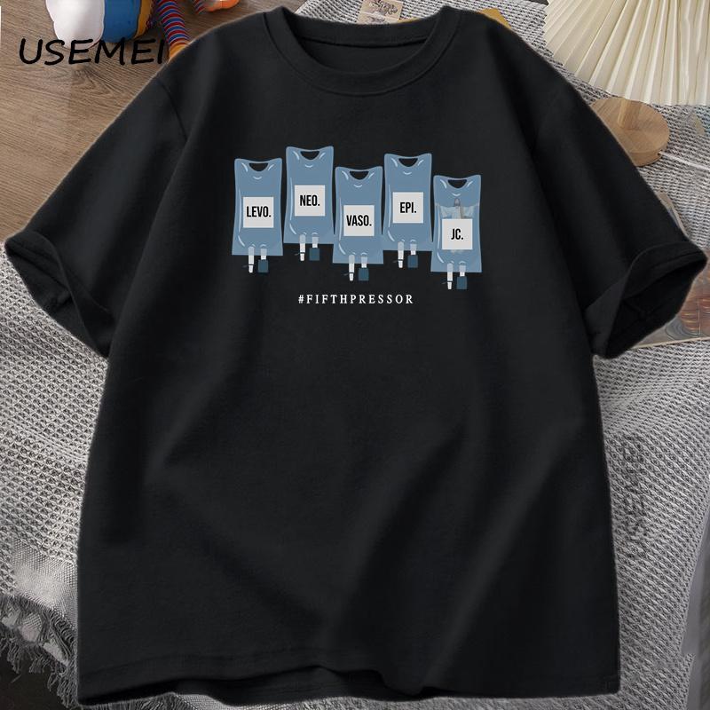 ICU Nurse T Shirt Jesus Christ Tshirt Casual Cotton Short Sleeve Tshirts Unisex Women High Quality Tees Clothing Streetwear