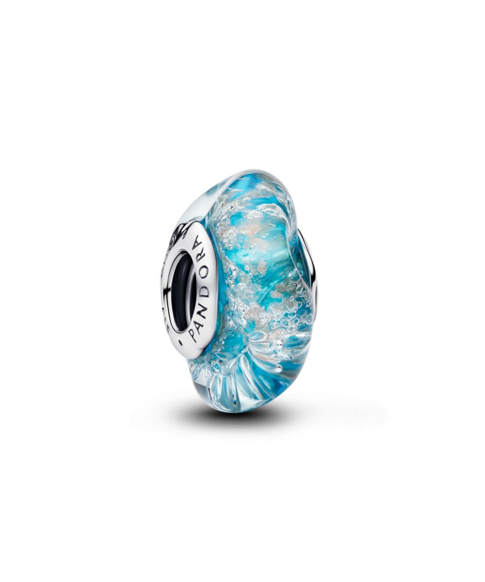 Pandora Turquoise Murano Glass & Glitter