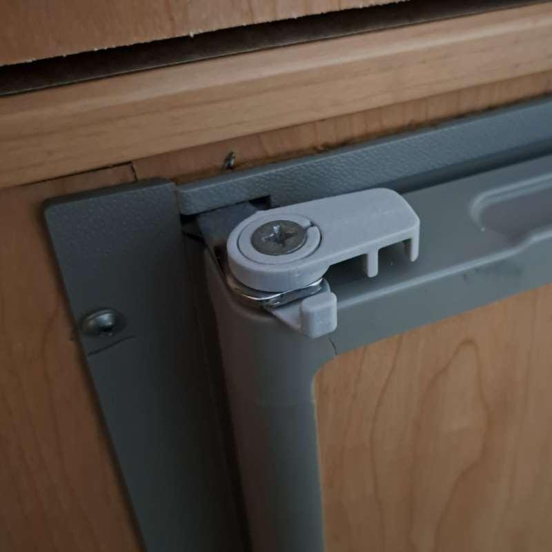 Camper RV Fridge Door Latch, Replacement Lock Catch Fastener for Caravan Travel Cooling Cabinet