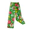 Damen Winterhose in voller Länge, lange Hose mit Weihnachtsdruck