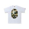 Bape Sta Camo Camiseta Cabeça de Macaco Grande 1H30-110-010
