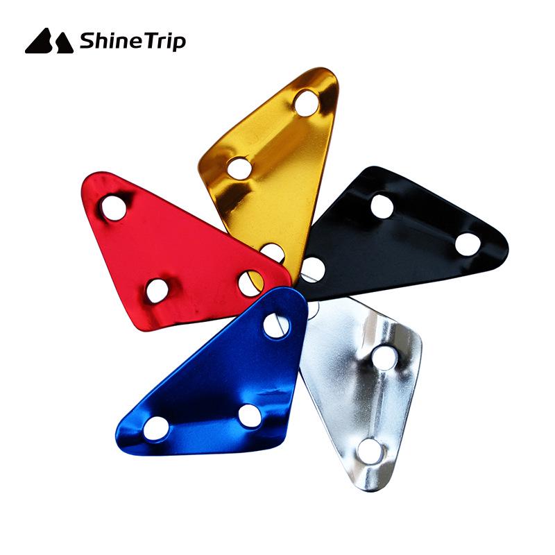 Aluminum Alloy Windproof Rope Adjustment Buckle for Tents Small Black