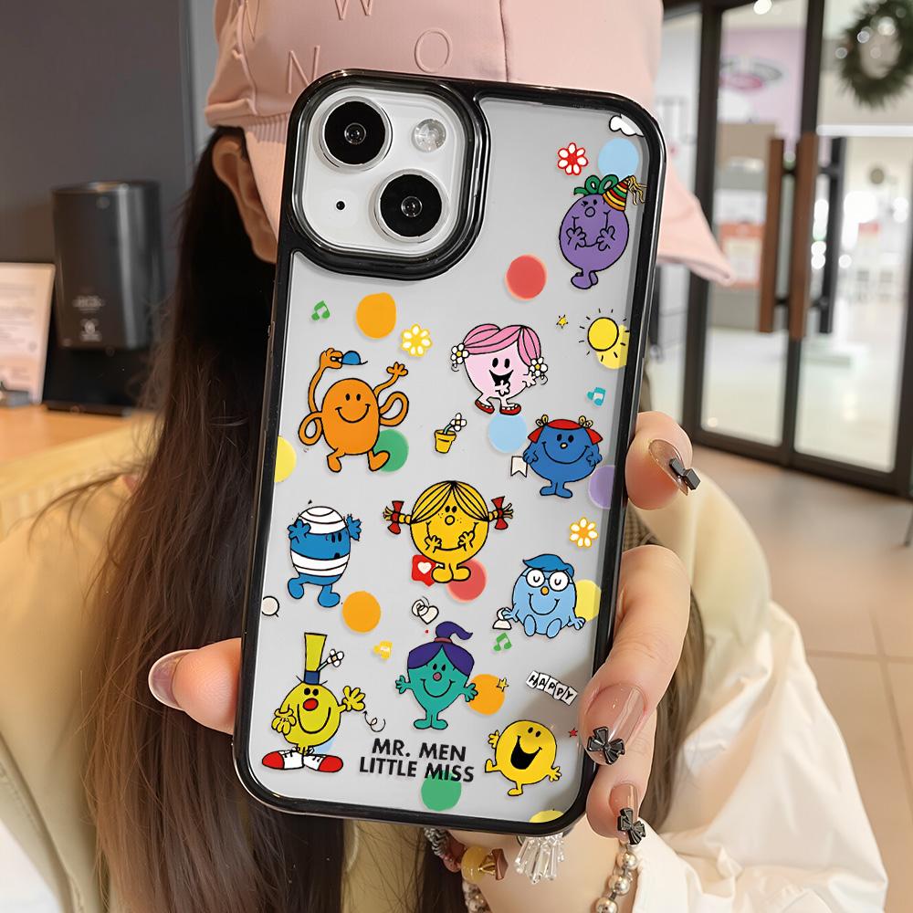 Acrylic Phone Case for iPhone 11 12 13 14 Pro 12 14 16 Pro Max for Samsung A16 A36 A56 S24 FE High-quality Painted Anti-fall Mobile Phone Case