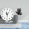 Ballet Dancer Wall Clock And Bookend Decorative Home Decor Silent Mute with Book Holder for