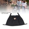 Stroller Cargo Bag Bottle Nappy Storage Bag Multifunctional Hanging Storage Stroller Organizer For Home Black