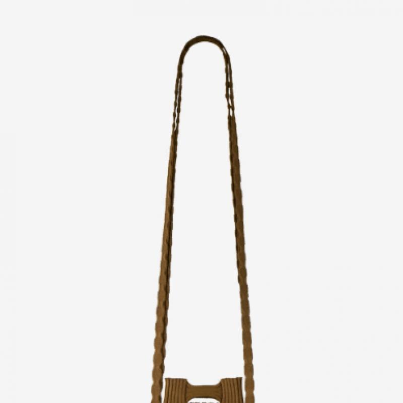 Pleatsmama Mini Crossbow Bag Camel