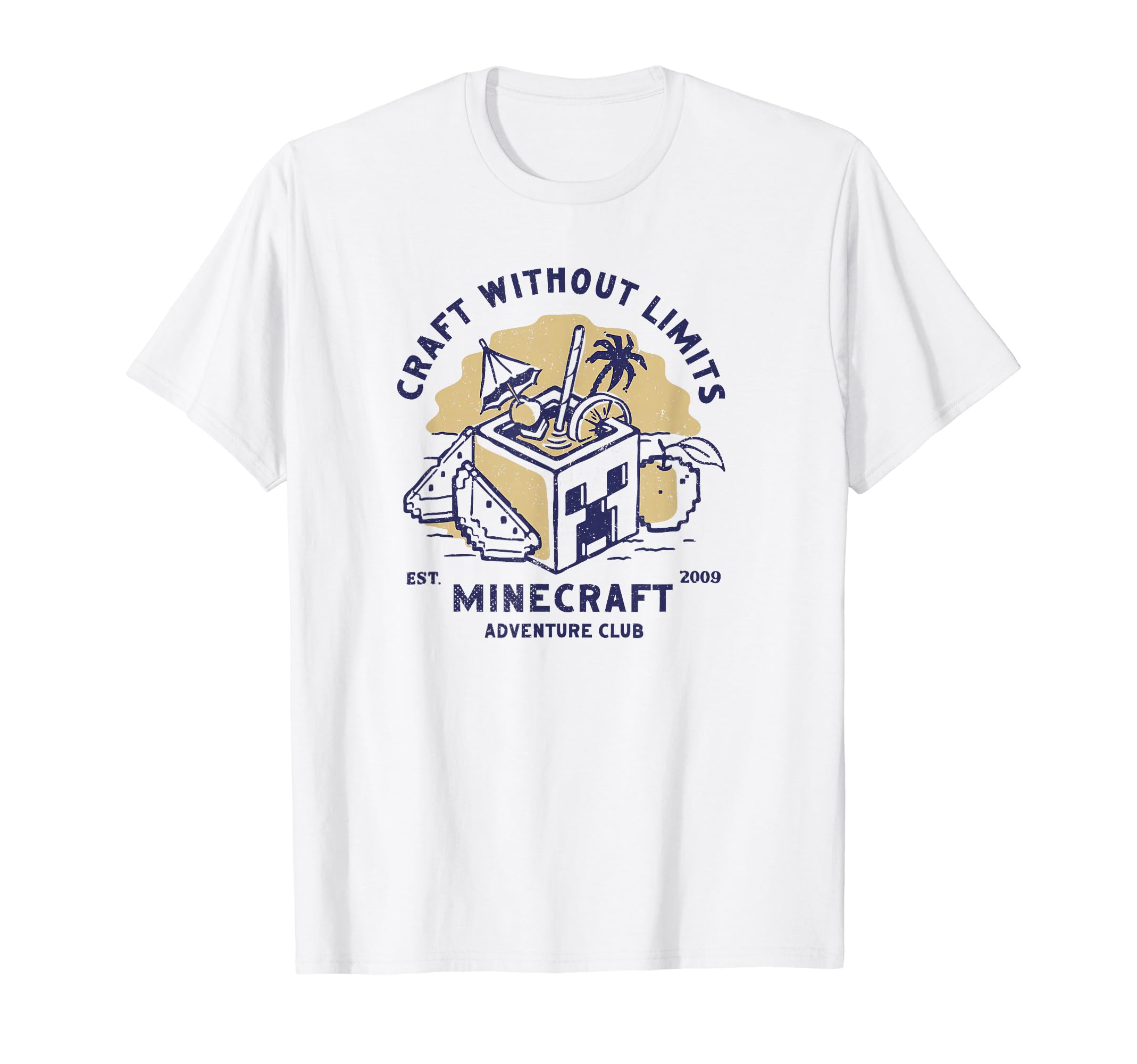 Minecraft Tropical Creeper Head Craft Without Limits T-Shirt 4700₽