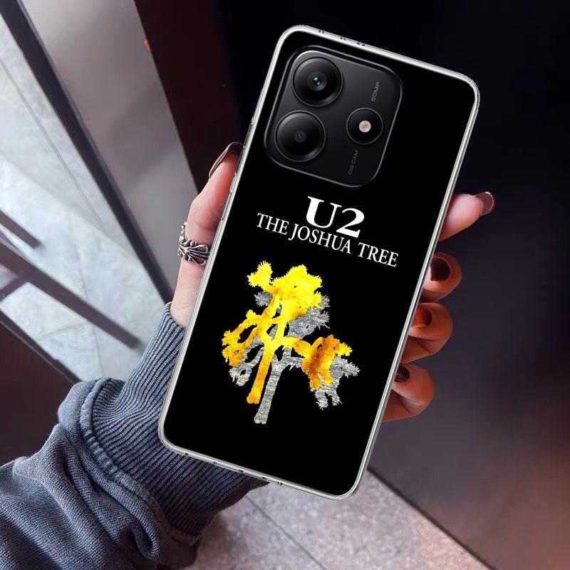 Band U-U2 Rock Phone Case For Xiaomi Redmi Note 15 14 14S 13 12S 12 Pro Plus 11S 11 10S 10 4G Cover 11E 11T 5G Print Fundas Redm