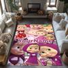 Masha Bear Customize Your Name Floor Mat Design for Study Room Dining Room Kitchen Entryway Antislip Carpet Decorate Offices