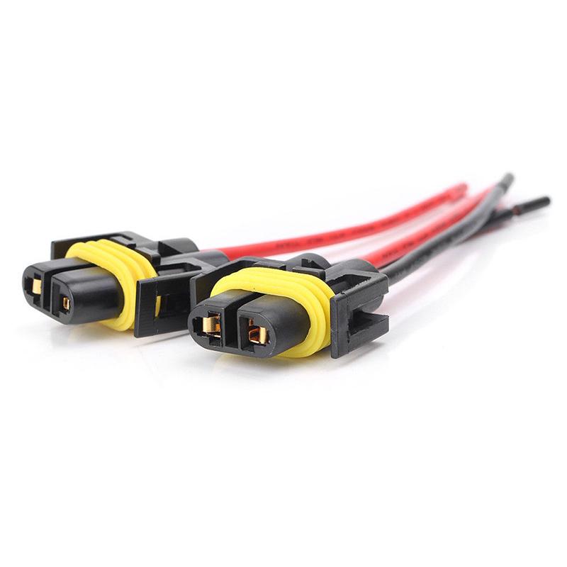 Reliable H11 H8 Female Wiring Harness for Improved For Headlights/Fog Lights